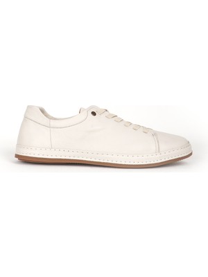 Dericlub Erkek Bağcıklı Comfort Casual Ayakkabı Gerçek Deri Fr 245531 Bej