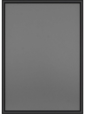 Alüminyum Açılır Kapanır Çerçeve Gönye Köşe - A1 - 60 x 84  cm  - Siyah - 25MM