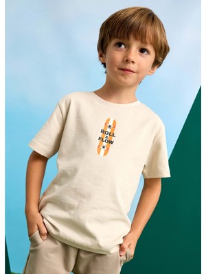 Mayoral Erkek Çocuk Tshirt - Mayoral - Beyaz - 10 Yaş - 3039-BEYAZ-10 Yaş