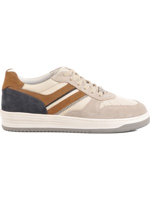 Aspor Bej  Deri Erkek Sneaker