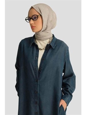 Armine Tunik Elbise 25YD9143 Koyu Lacivert