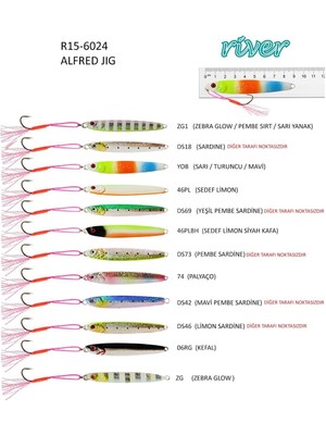River Alfred Jig Lure Baby Jig 10 gr