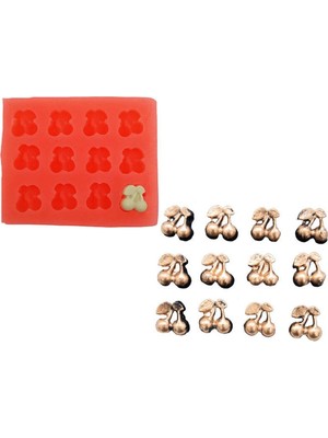 Kiraz Silikon Mum Kalıbı M-161