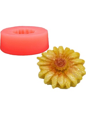 Papatya Silikon Mum Kalıbı M-155