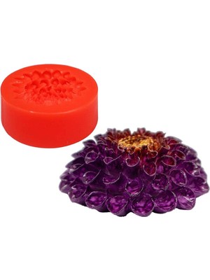 Nar Çiçeği Silikon Mum Kalıbı 8 x 3  cm