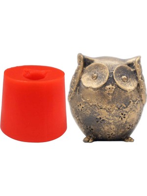 Bilmiyorum Baykuş Silikon Mum Kalıbı M-105