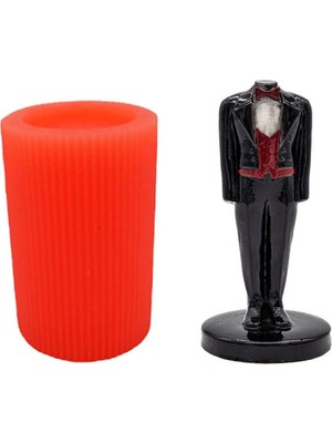 Damat Silikon Mum Kalıbı 10.5 x 5  cm