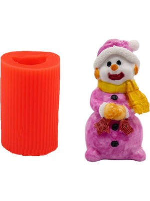 Yılbaşı Modelleri - Noel Baba Silikon Mum Kalıbı