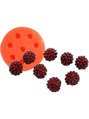 Ahududu Silikon Mum Kalıbı