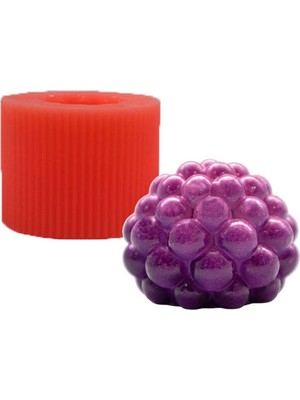 Yuvarlak Bubble Silikon Mum Kalıbı 5 x 5  cm