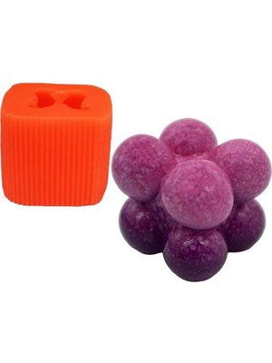 Orta Boy Bubble Silikon Mum Kalıbı