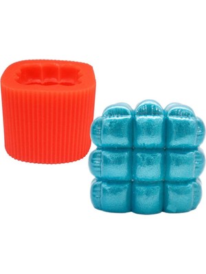 Yastık Bubble Silikon Mum Kalıbı 5 x 6  cm