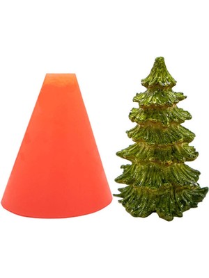 Çam Ağacı Silikon Mum Kalıbı