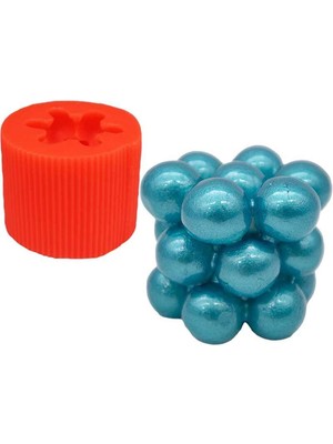 Top Bubble Silikon Mum Kalıbı 5.5 x 5.5  cm