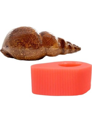 Deniz Kabuğu Silikon Mum Kalıbı 12.5 x 5  cm