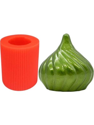 Twist Silikon Mum Kalıbı 6.5 x 6.5  cm