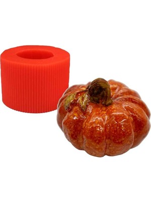Yapraklı Kabak Silikon Mum Kalıbı 6 x 8  cm