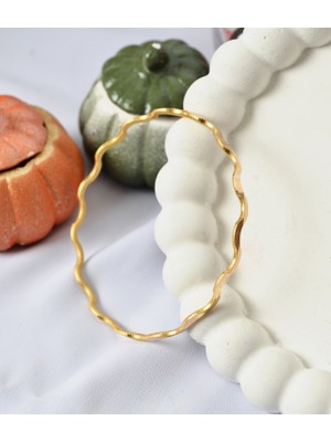 Kado Jewellery 15 Gr (Gram) 22 Ayar Zikzak Ajda Bilezik