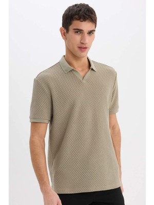 DeFacto Regular Fit Polo Yaka Kısa Kollu Tişört E1215AX25SM