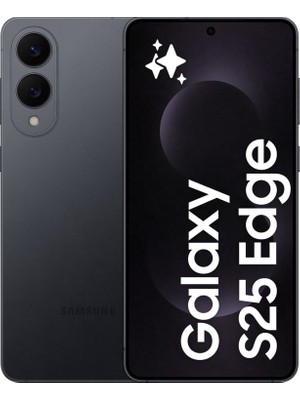 Samsung Galaxy S25 Edge 512 GB 12 GB Ram (Samsung Türkiye Garantili) Titanyum Siyah