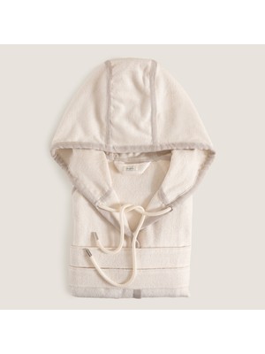 Ferme Unısex Bornoz Natural