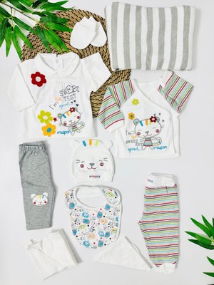 Andora Sweet 10LU Yenidoğan Hastane Çıkışı Set - Krem