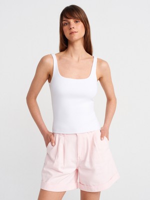 21057 Askılı Atlet-Beyaz