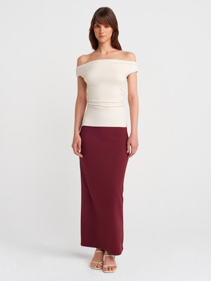 80354 Poliamid Kalem Etek-Bordo