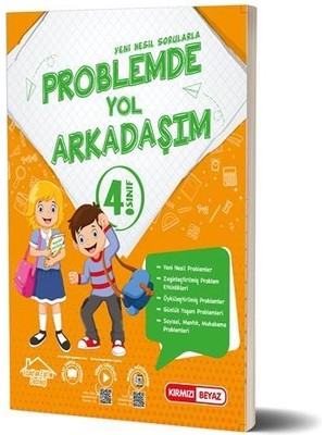 Kırmızı Beyaz Yayınları Kırmızı Beyaz Yayınlar 4.Sınıf Yeni Nesil Problemde Yol Arkadaşım Yeni