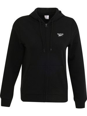Reebok RI SL FRENCH TERRY FZ Siyah Kadın Eşofman Üstü