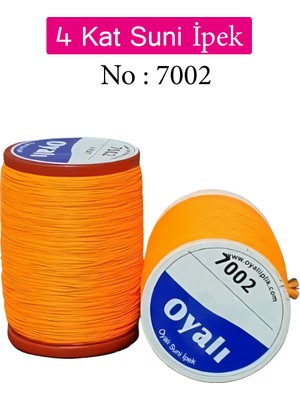 Oyalı 4 Kat Suni Ipek Iplik Iğne Oyası Boncuk Ipi Tığ Oyası NO:7002