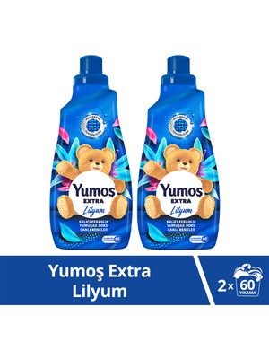 Yumoş Extra Konsantre Çamaşır Yumuşatıcı Lilyum 1440 ml X2