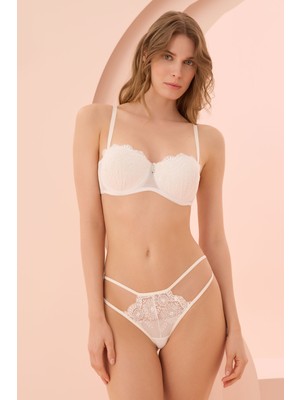 Destekli Straplez Sütyen Takım