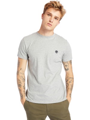 Timberland Ss Dunstan Rıver Jersey C Gri Erkek Kısa Kol T-Shirt