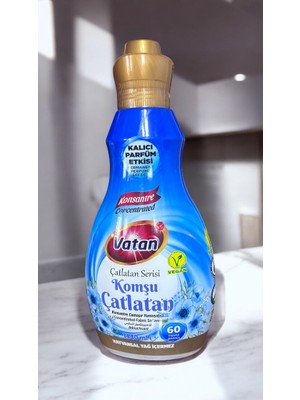 Vatan Konsantre Çamaşır Yumuşatıcı 1440ML Kokusuz Kalıcı Parfüm Etkisi ile 60 Yıkama Sağlar