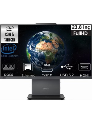 Lenovo Thinkcentre Neo 50A Gen5 I5-13420H 12SC000QTR-24 24GB 512GB UHD Graphics Windows 11 Pro 23.8" Full Hd All In One Pc