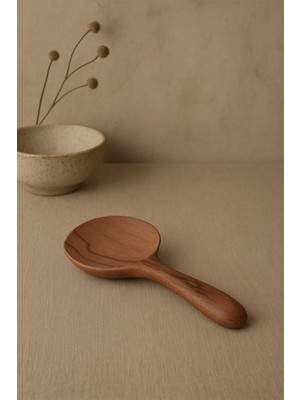 Teak Ahşap Servis Kaşığı 7X18 cm