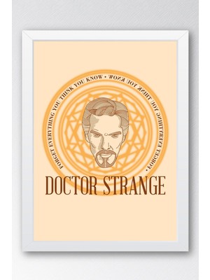 Doctor Strange Çerçeveli Tablo - Marvel Film Afişi Poster Tablo