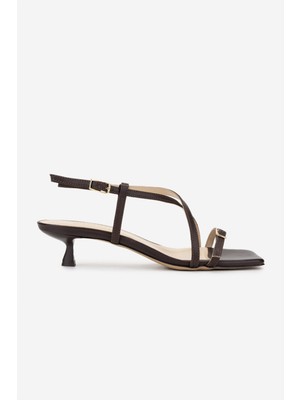 Valmenti Kadın Kahverengi Topuklu Ayakkabı 1078 1009 Bn Ayk Y25 Kahve Dr