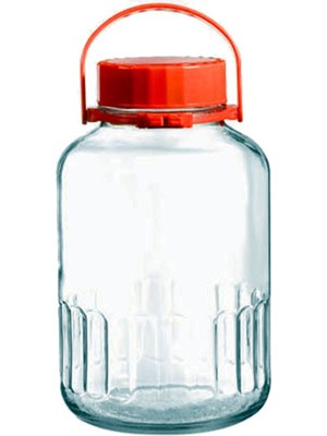 Paşabahçe Harvest Kırmızı Kapaklı Kavanoz - 5 Lt