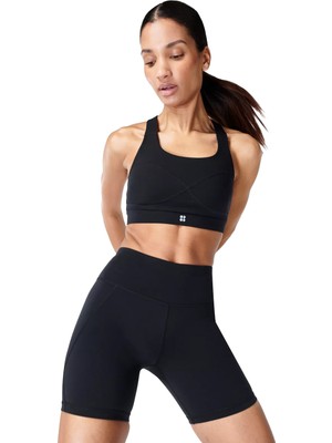 Sweaty Betty SB4822PR_001 Power 6 Bıker Shorts   Regular Fit  Kadın Tayt