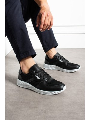 Albishoes Erkek  Kalın Taban Yazlık Fileli Hafif Rahat Esnek Sneaker Spor Ayakkabı (36-44)