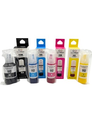 Proprint Epson L6460 4 Renk Muadil Mürekkep 112 - 127 ml 70 ml