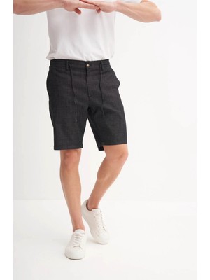 Cazador Denim Siyah Erkek Şort 6724