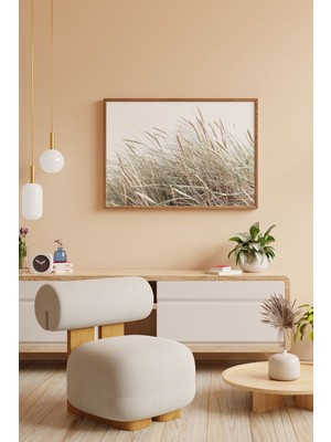 Tek Parça Kahverengi Gerçek Ahşap Çerçeveli Tablo Seti - Model 20