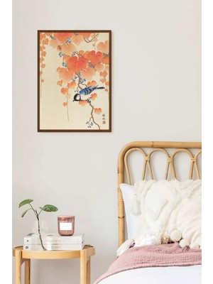 Tek Parça Kahverengi Gerçek Ahşap Çerçeveli Tablo Seti - Model 43