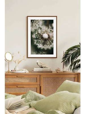 Tek Parça Kahverengi Gerçek Ahşap Çerçeveli Tablo Seti - Model 2