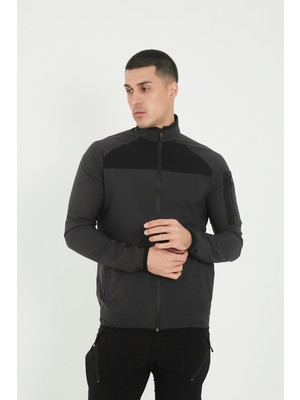 Camp Scoutland CAMP260 Outdoor Tactical Su Iticili Erkek Fermuarlı Taktik Sweatshirt