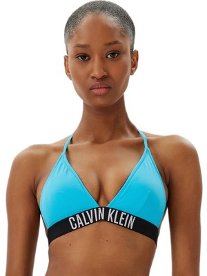 Calvin Klein Kadın Mavi Bikini Üstü KW0KW02854