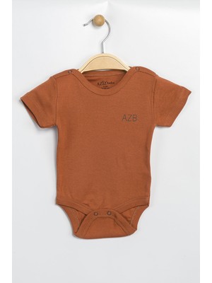 Aziz Bebe Erkek Kız Bebek Çıtçıtlı % 100 Pamuk Body & Zıbın